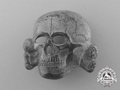 A Second Pattern (1934-1945) Waffen-Ss Visor Skull By Overhoff & Cie, Lüdenscheid