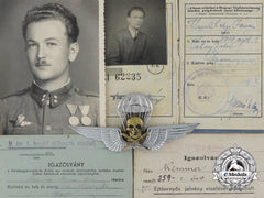 A Very Rare Second War 1St Hungarian Parachute Battalion Group