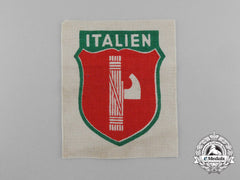 An Italian Wehrmacht Volunteers Arm Shield
