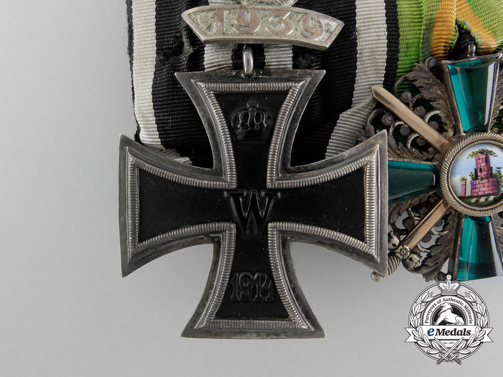 a_first&_second_medal_bar_of_a_frontline_officer_from_baden_d_2348