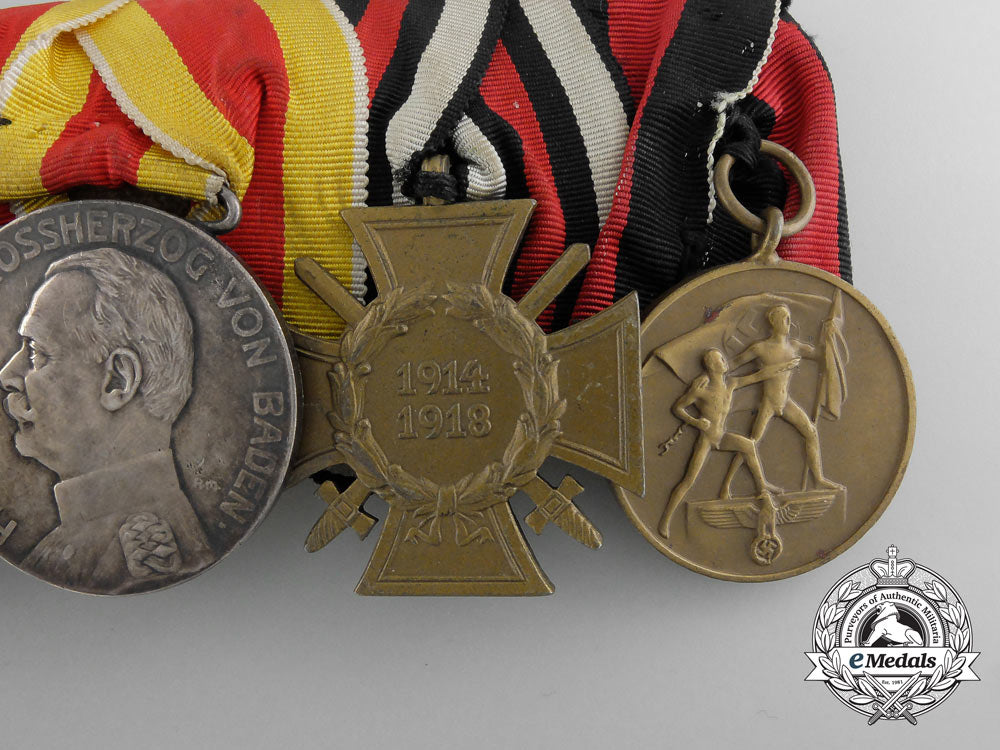 a_first&_second_medal_bar_of_a_frontline_officer_from_baden_d_2349