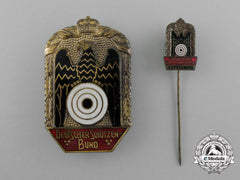 Germany. A Shooting Association Badge With Stickpin