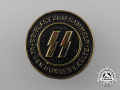 An Ss “Sound The Horn To Assemble Against Hunger And Frost” Charity Badge