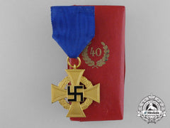 A German Faithful Service Medal For Forty Years’ Service With Case