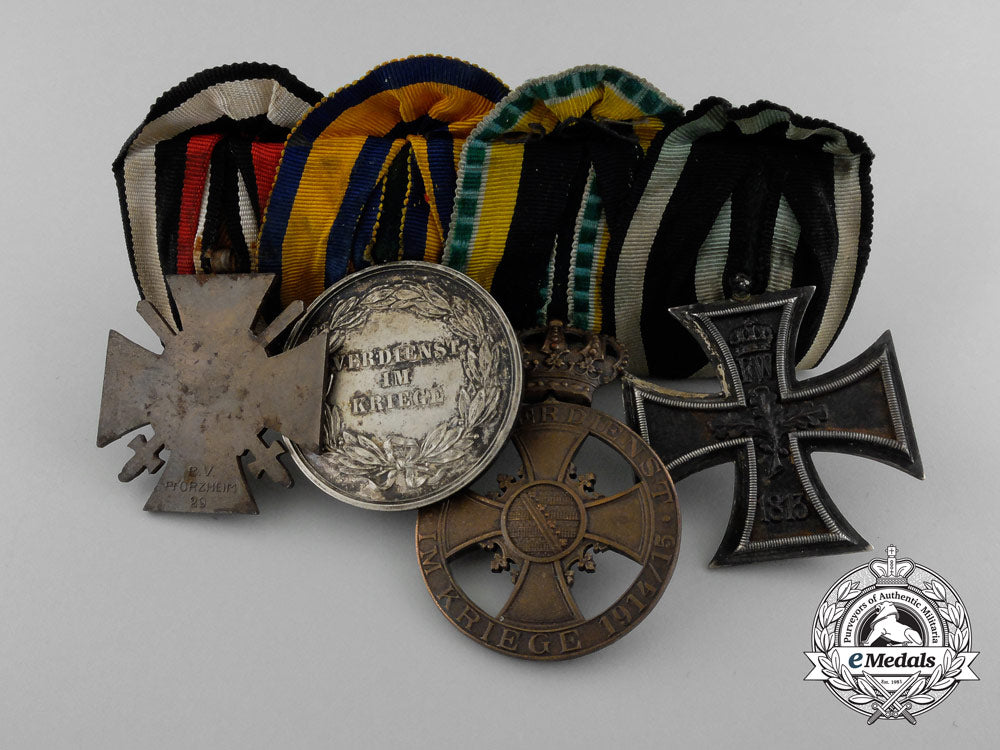 a_german_imperial_veteran’s_medal_bar_with_four_awards_d_2573