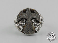 A 1930'S German Patriotic Silver Ring