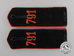 An Unissued Set Of Matching 791St Stab Hj Shoulder Boards; Rzm Tagged