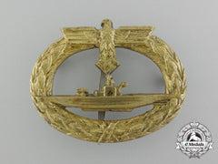 A Kriegsmarine Submarine Badge By C.e. Juncker
