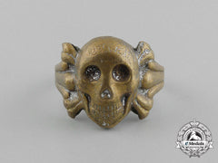A Third Reich Period German Skull Ring