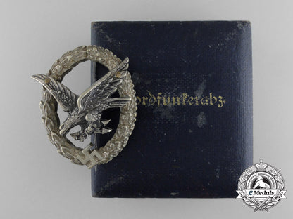 a_cased_luftwaffe_radio_operator&_air_gunner_badge_by_c.e.juncker_d_2858