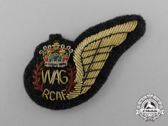 A Qeii Royal Canadian Air Force (Rcaf) Wireless/Air Gunner (Wag) Wing