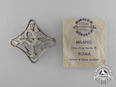 An Italian Royal Navy Torpedo Ship War Navigation Badge; Second Class In Packet Of Issue