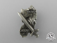 A Scarce 90Th Panzer Grenadier Division Sardinia Shield Cap Badge
