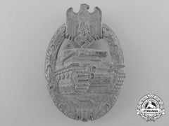 A Silver Grade Tank Badge