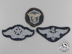 A Lot Of Three Luftwaffe Personnel Trade Patches