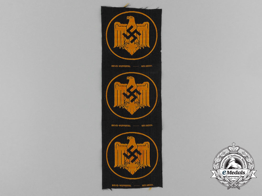 a_lot_of_three_mint_and_unissued_drl_proficiency_badges_in_cloth;_bronze_grade_by_bevo_wuppertal_d_3146