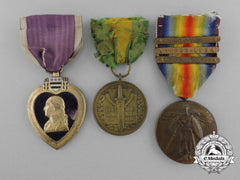 A Mexican Border & First War Purple Heart Group To Corporal Harold H. Gordon