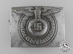 Germany. A Waffen Ss Em/Nco's Steel Belt Buckle, By Robert C. Dold