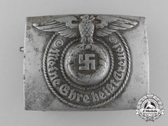 Germany. A Waffen Ss Em/Nco's Steel Belt Buckle, By Robert C. Dold