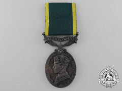 An Efficiency Medal To The Royal Engineers; Territorial Scroll