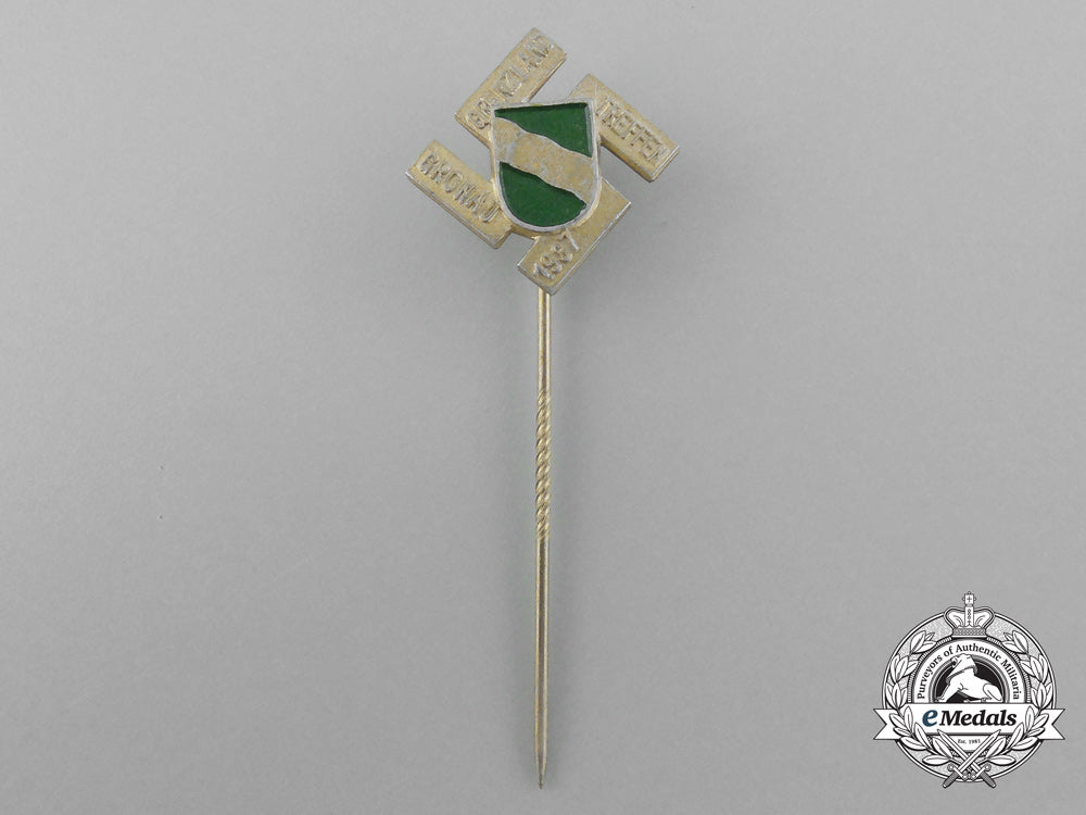a1937_gronau_border-_counties_meeting_stick_pin_d_3541_1