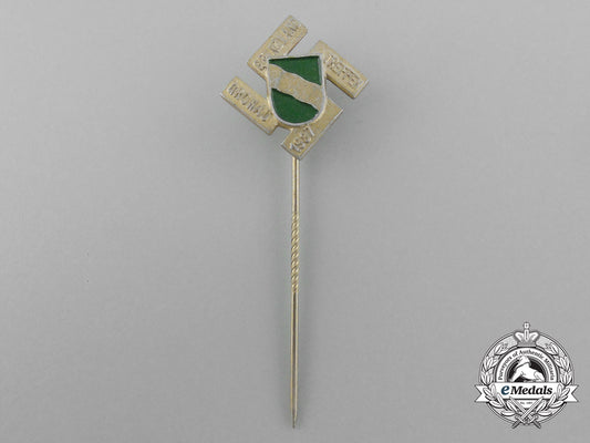 a1937_gronau_border-_counties_meeting_stick_pin_d_3541_1