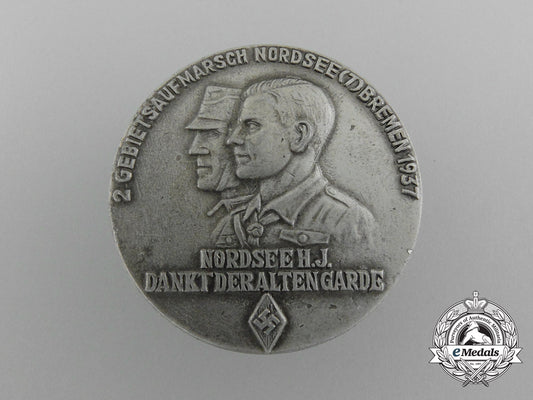 a1937_nordsee_hj“_thanks_the_old_guard”_event_badge_by_wilhelm_a._jäger_d_3543