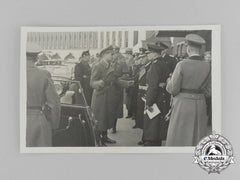 An Unpublished Picture Postcard Of Rudolf Hess Addressing Several High Ranking Officials