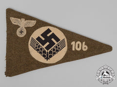 A Rare Reichsarbeitsdienst Female Unit 106 (Niederschlesien) Car Pennant