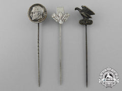 A Lot Of Three Second War German Stick Pins