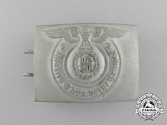 An Early Version Waffen-Ss Em/Nco Belt Buckle By Overhoff & Cie