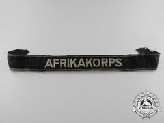 A Rare Afrika Korps Panzer Officer’s Campaign Cufftitle; Tunic Removed