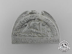 A 1936 Nsdap Wesermünde District Meeting Badge
