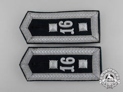 An Early Pair Of Wehrmacht Sergeant Shoulder Boards