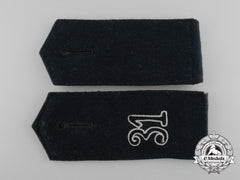 An Early Pair Of Wehrmacht Engineer Shoulder Boards