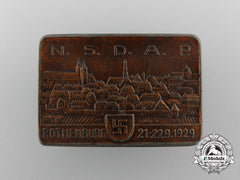 A 1929 Nsdap Rothenburg Celebration Badge