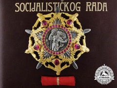 Yugoslavia. An Order Of The Hero Of Socialist Labour, To President Marijan Cvetković