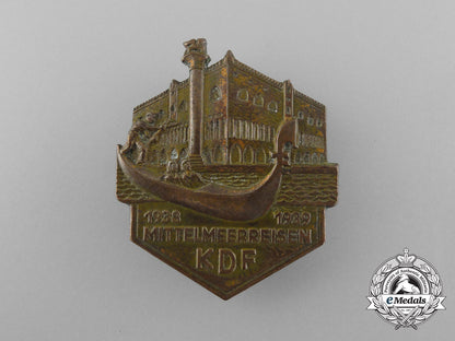 a_fine_quality1938/39_kdf_mediterranean_sea_travel_badge_by_ferdinand_hoffstätter_d_3853_1