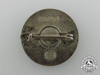 an_nsdap_party_member_lapel_badge_by_kerbach&_israel(_m1/42)_d_3868