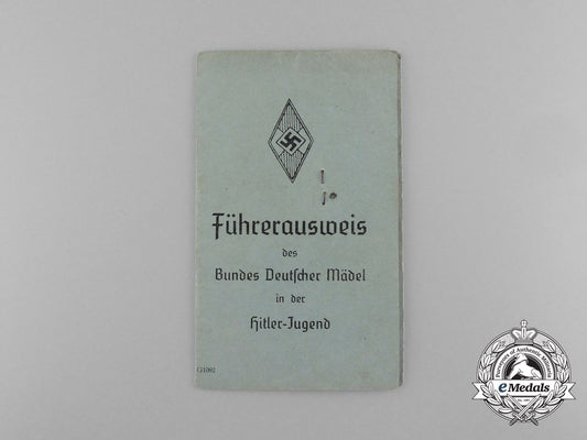 a_bundes_deutscher_mädel_leader’s_id_book_belonging_to_ingeborg_schneider_d_3869