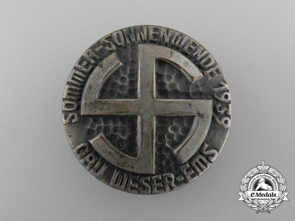 a1939_district_weser-_ems_summer_solstice_badge_d_3883
