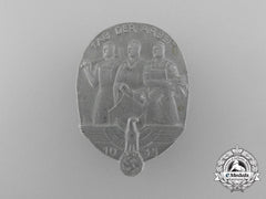 A 1935 Day Of Labour Badge By Deschler & Soh