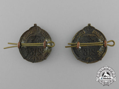 a_first_war218_th_infantry_battalion_collar_badge_pair_d_3949
