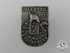 A 1927 Bückenburg “Day Of The Hunters” Badge By Lehmann & Wundenberg
