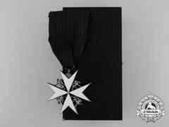 An Order Of St. John;  Breast Badge With Case