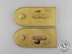 A Set Of Italian Fascist Shoulder Boards By Scuotto Of Napoli