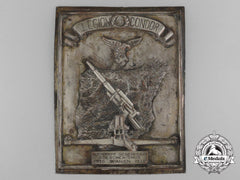 A Legion Condor Honour Award Plaque To The Heavy Flak Unit "F 88"