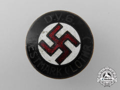 A German Volks-Comrade Union Westmark (Lothr) Membership Badge By Werne Redo
