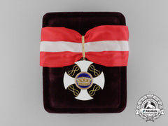 Italy, Kingdom. An Order Of The Crown In Gold, Commander With Case, C.1925