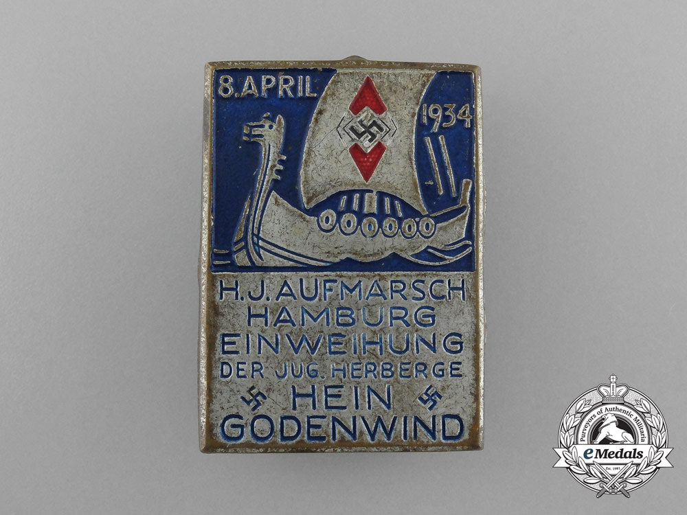 a1934_hein_godenwind_hj_rally_badge_for_the_inauguration_of_the_youth_hostel_d_4192_1
